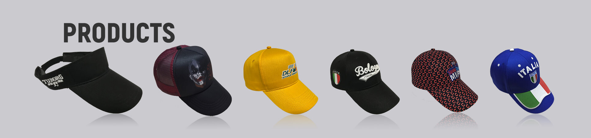 Visera personalizada Sombrero con visera personalizada / Visera deportiva de golf