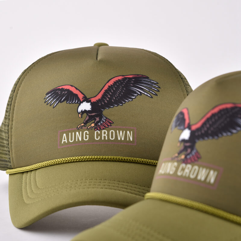 high quality custom screen printed trucker hats 5